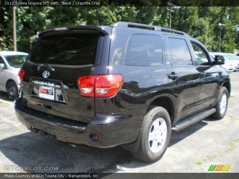 Black / Graphite Gray 2012 Toyota Sequoia SR5 4WD