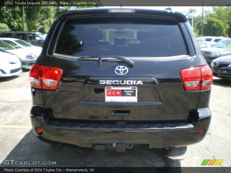 Black / Graphite Gray 2012 Toyota Sequoia SR5 4WD