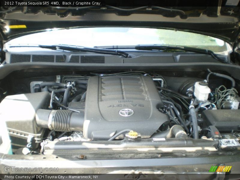 Black / Graphite Gray 2012 Toyota Sequoia SR5 4WD