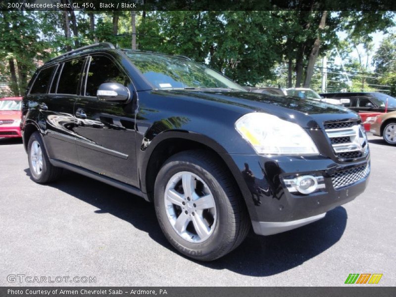 Black / Black 2007 Mercedes-Benz GL 450