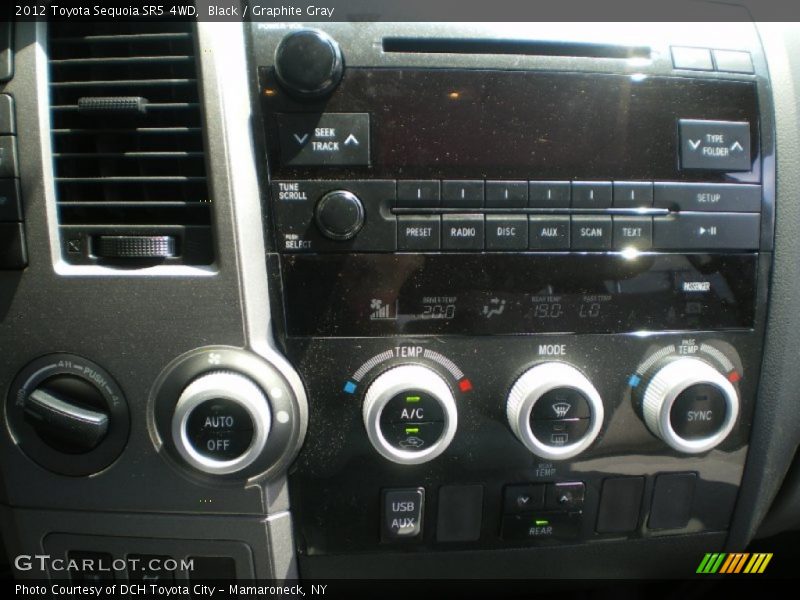 Black / Graphite Gray 2012 Toyota Sequoia SR5 4WD