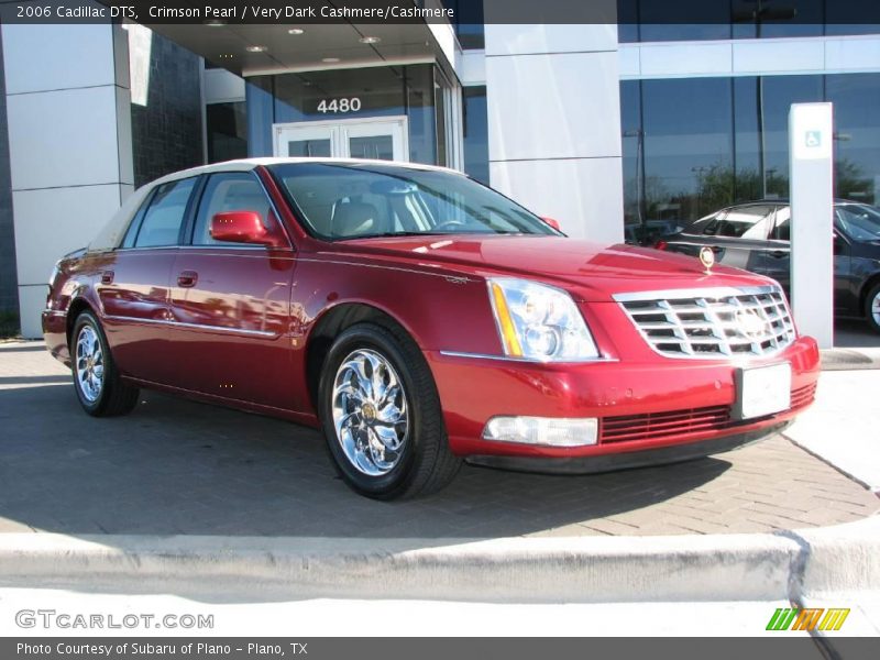 Crimson Pearl / Very Dark Cashmere/Cashmere 2006 Cadillac DTS