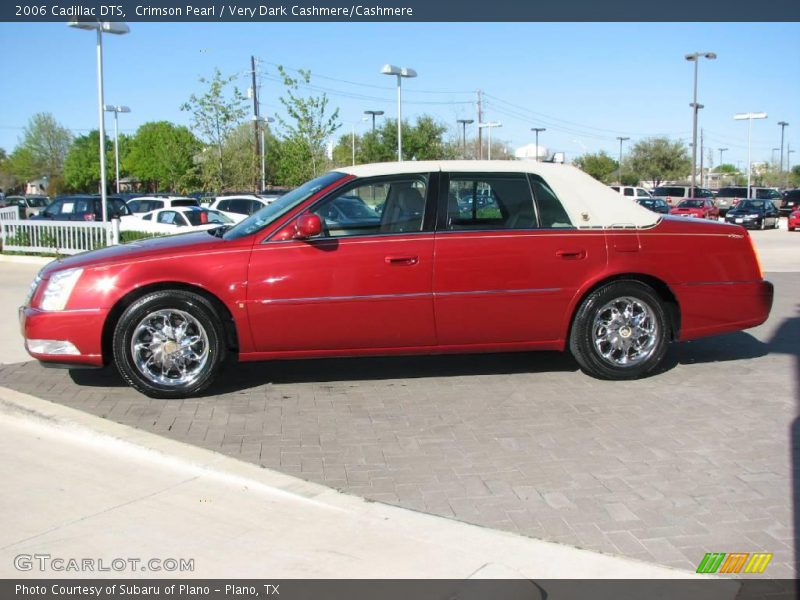Crimson Pearl / Very Dark Cashmere/Cashmere 2006 Cadillac DTS