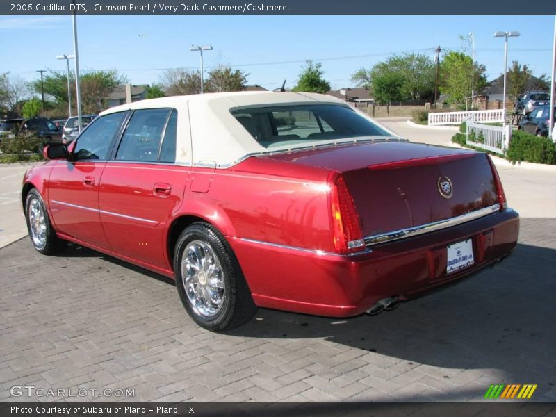 Crimson Pearl / Very Dark Cashmere/Cashmere 2006 Cadillac DTS