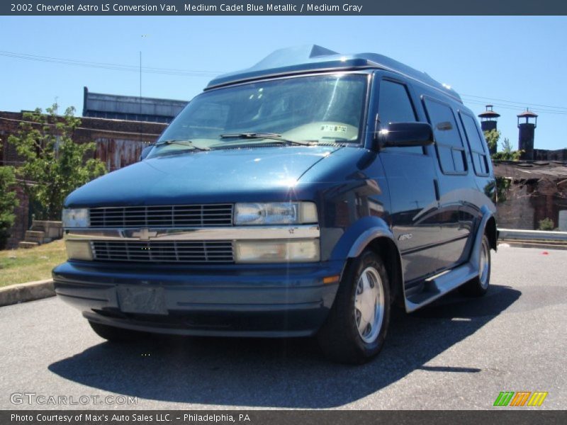 Medium Cadet Blue Metallic / Medium Gray 2002 Chevrolet Astro LS Conversion Van