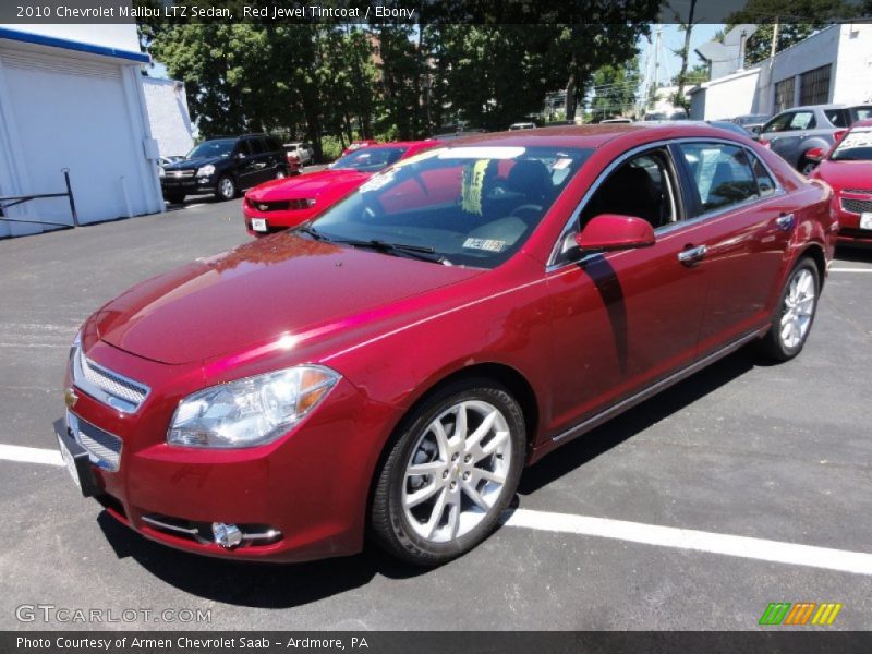 Red Jewel Tintcoat / Ebony 2010 Chevrolet Malibu LTZ Sedan