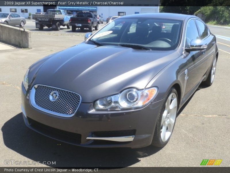 Pearl Grey Metallic / Charcoal/Charcoal 2009 Jaguar XF Supercharged