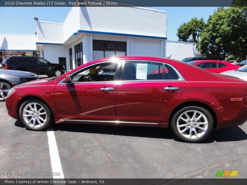 Red Jewel Tintcoat / Ebony 2010 Chevrolet Malibu LTZ Sedan