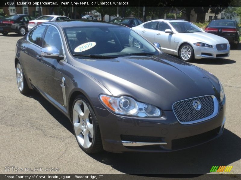 Pearl Grey Metallic / Charcoal/Charcoal 2009 Jaguar XF Supercharged