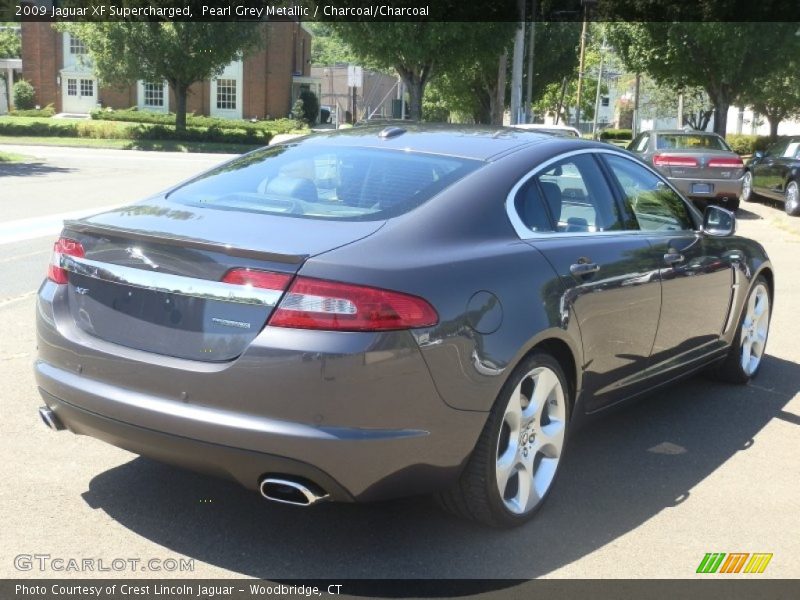 Pearl Grey Metallic / Charcoal/Charcoal 2009 Jaguar XF Supercharged