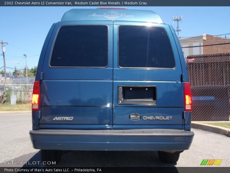 Medium Cadet Blue Metallic / Medium Gray 2002 Chevrolet Astro LS Conversion Van