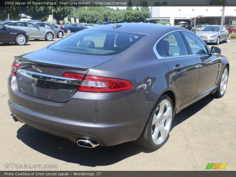 Pearl Grey Metallic / Charcoal/Charcoal 2009 Jaguar XF Supercharged