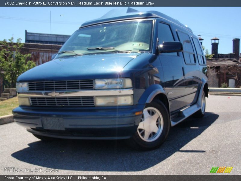 Medium Cadet Blue Metallic / Medium Gray 2002 Chevrolet Astro LS Conversion Van