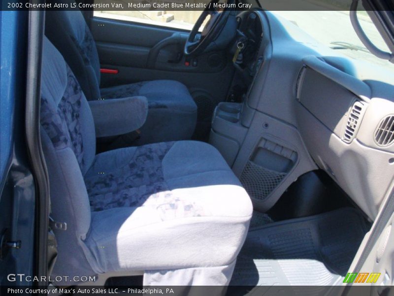 Medium Cadet Blue Metallic / Medium Gray 2002 Chevrolet Astro LS Conversion Van