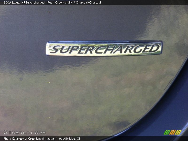 Pearl Grey Metallic / Charcoal/Charcoal 2009 Jaguar XF Supercharged