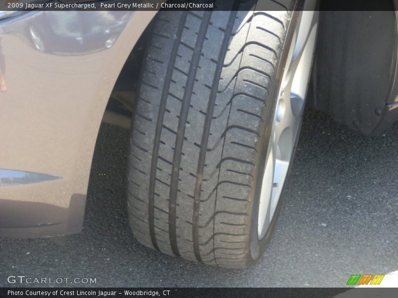 Pearl Grey Metallic / Charcoal/Charcoal 2009 Jaguar XF Supercharged