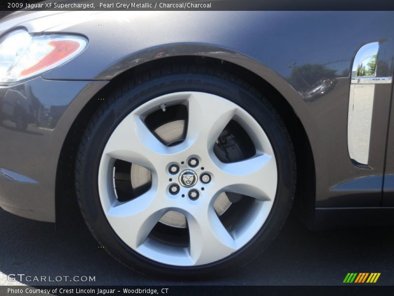 Pearl Grey Metallic / Charcoal/Charcoal 2009 Jaguar XF Supercharged