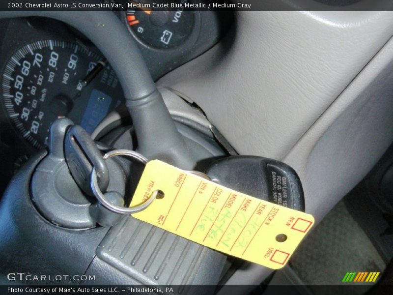 Medium Cadet Blue Metallic / Medium Gray 2002 Chevrolet Astro LS Conversion Van