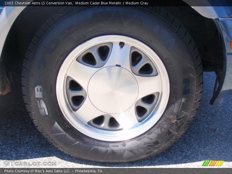 Medium Cadet Blue Metallic / Medium Gray 2002 Chevrolet Astro LS Conversion Van