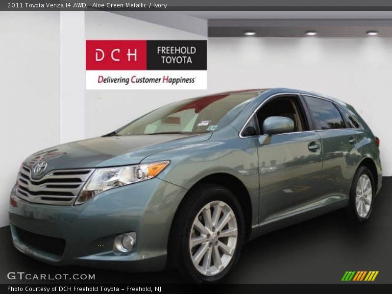 Aloe Green Metallic / Ivory 2011 Toyota Venza I4 AWD