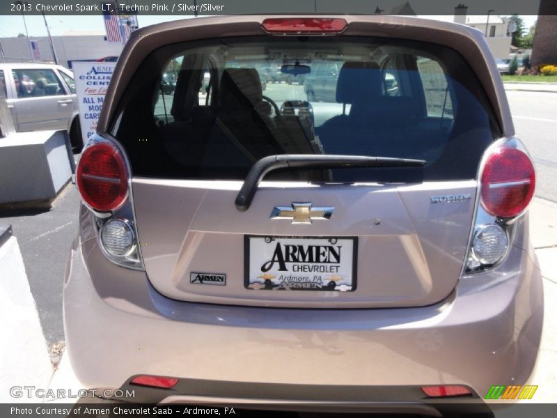 Techno Pink / Silver/Silver 2013 Chevrolet Spark LT