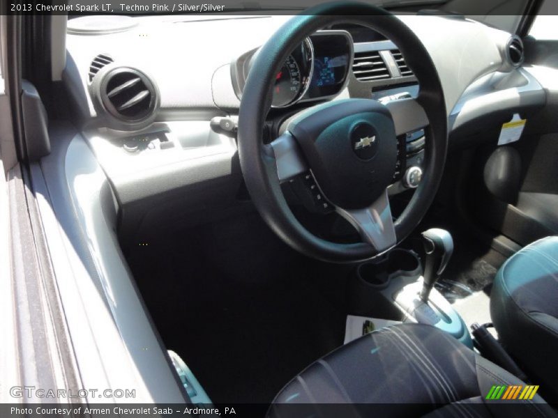 Techno Pink / Silver/Silver 2013 Chevrolet Spark LT