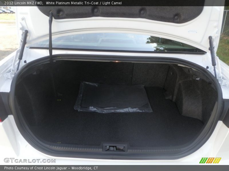 White Platinum Metallic Tri-Coat / Light Camel 2012 Lincoln MKZ FWD