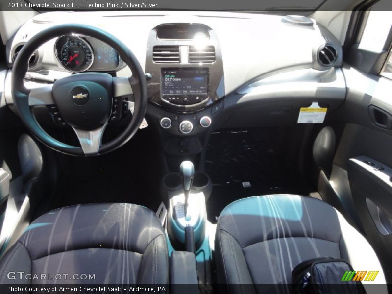 Techno Pink / Silver/Silver 2013 Chevrolet Spark LT