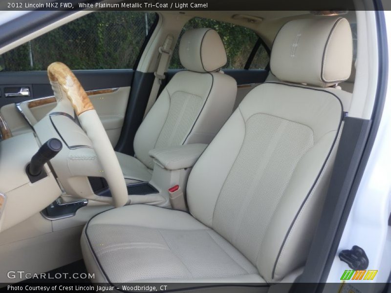 White Platinum Metallic Tri-Coat / Light Camel 2012 Lincoln MKZ FWD