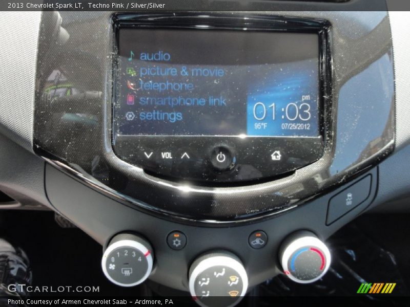 Techno Pink / Silver/Silver 2013 Chevrolet Spark LT
