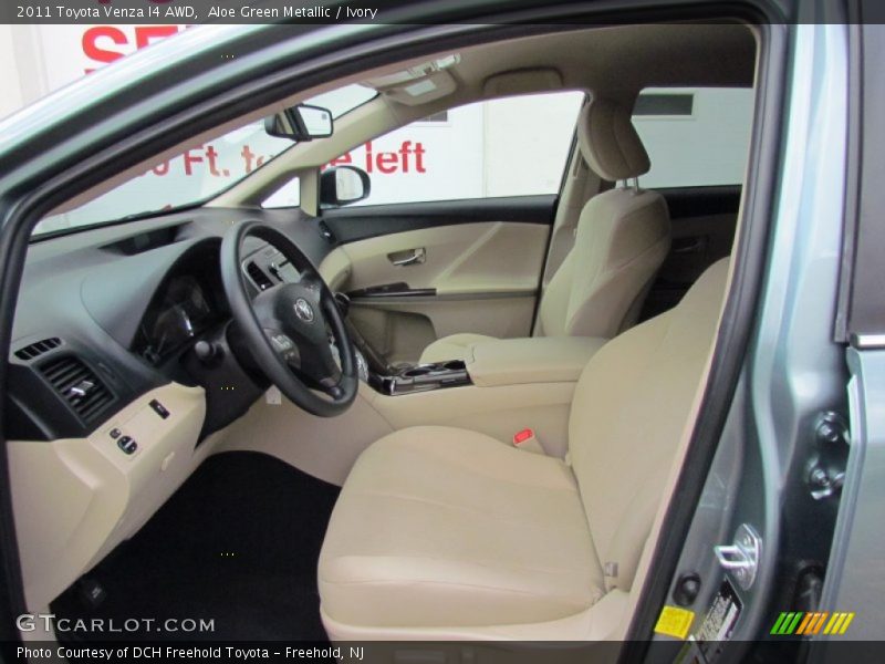 Aloe Green Metallic / Ivory 2011 Toyota Venza I4 AWD