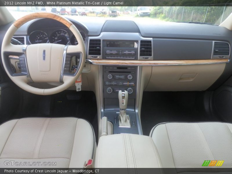 White Platinum Metallic Tri-Coat / Light Camel 2012 Lincoln MKZ FWD