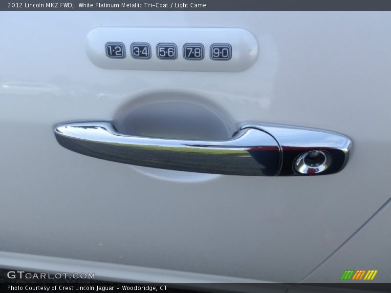 White Platinum Metallic Tri-Coat / Light Camel 2012 Lincoln MKZ FWD