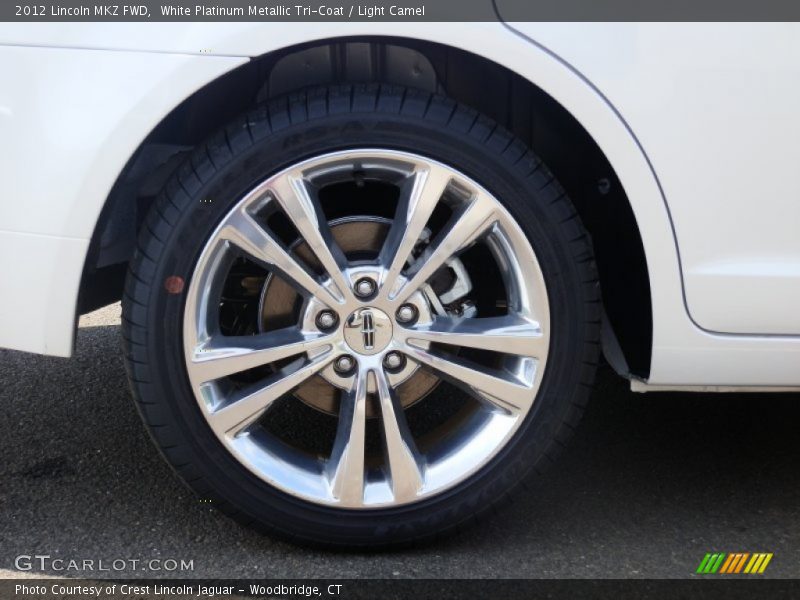 White Platinum Metallic Tri-Coat / Light Camel 2012 Lincoln MKZ FWD