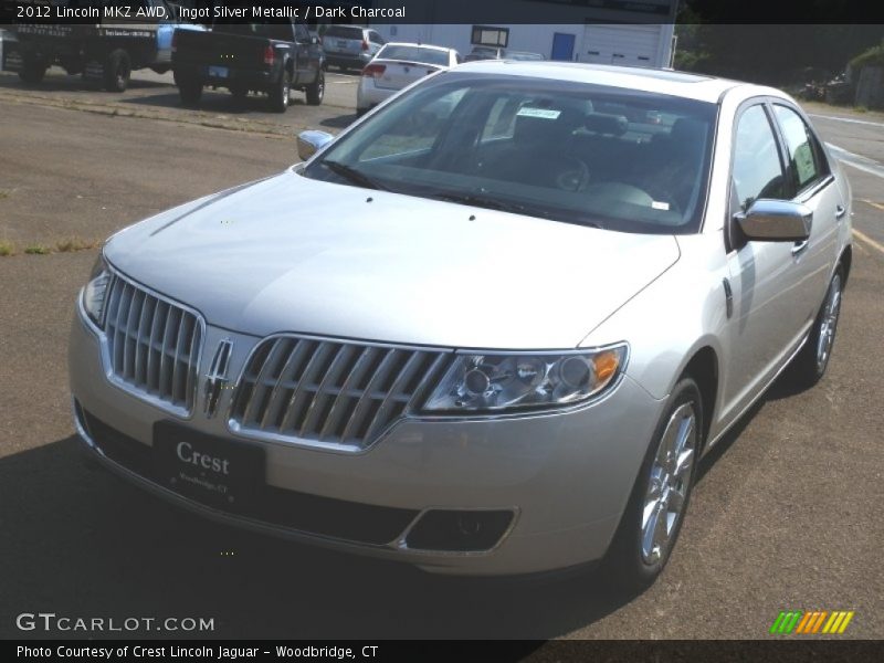 Ingot Silver Metallic / Dark Charcoal 2012 Lincoln MKZ AWD