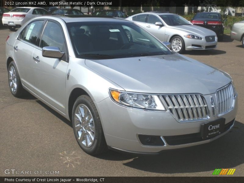 Ingot Silver Metallic / Dark Charcoal 2012 Lincoln MKZ AWD