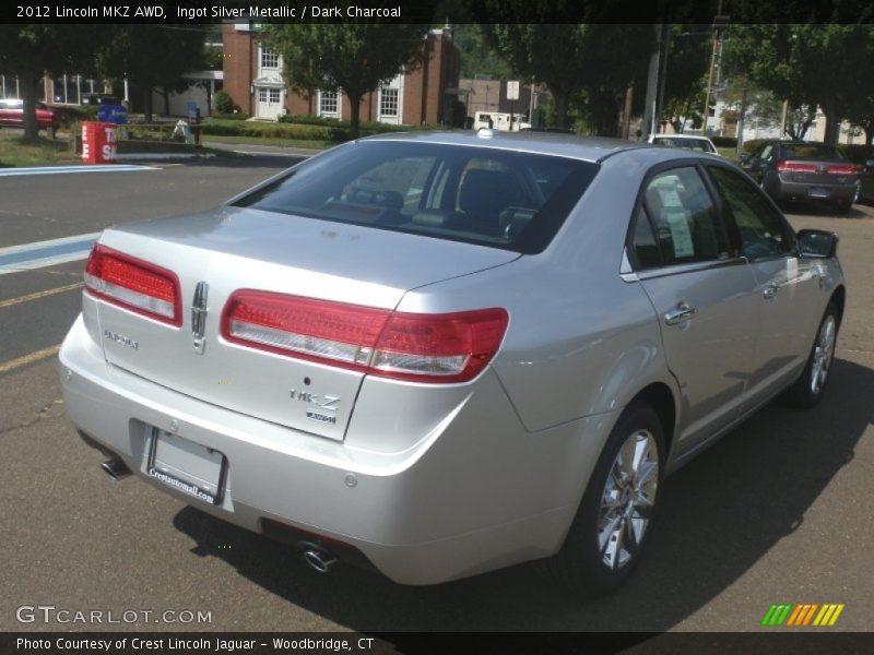 Ingot Silver Metallic / Dark Charcoal 2012 Lincoln MKZ AWD