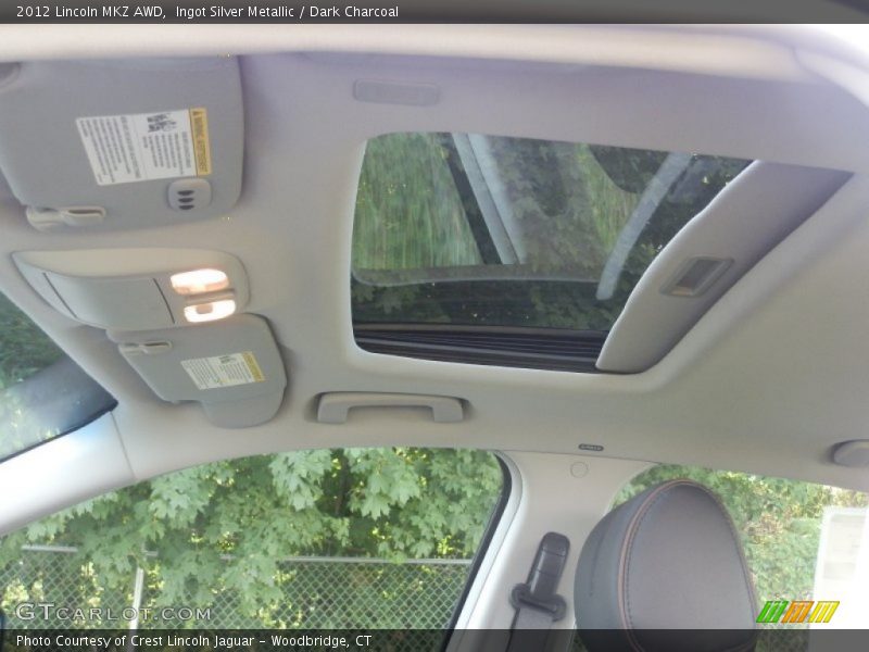 Ingot Silver Metallic / Dark Charcoal 2012 Lincoln MKZ AWD