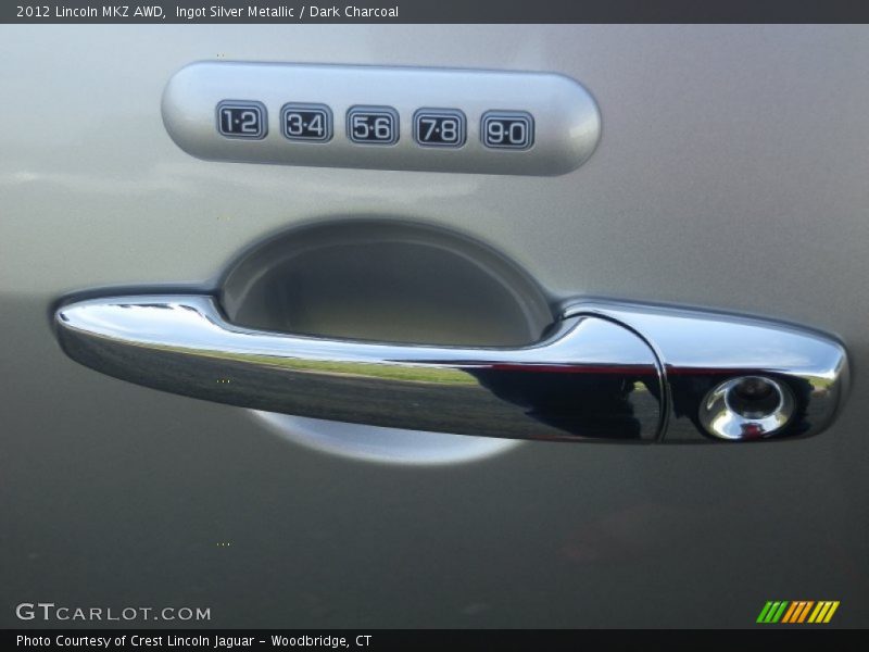 Ingot Silver Metallic / Dark Charcoal 2012 Lincoln MKZ AWD