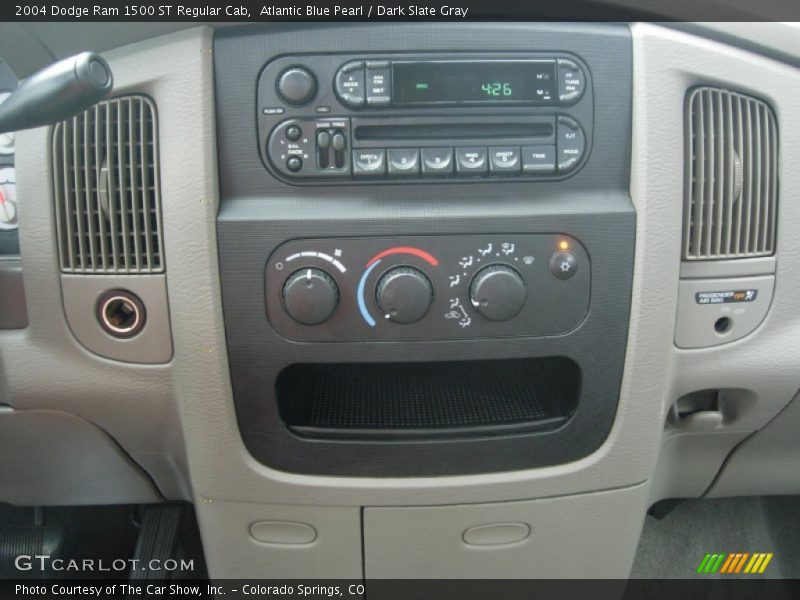 Atlantic Blue Pearl / Dark Slate Gray 2004 Dodge Ram 1500 ST Regular Cab
