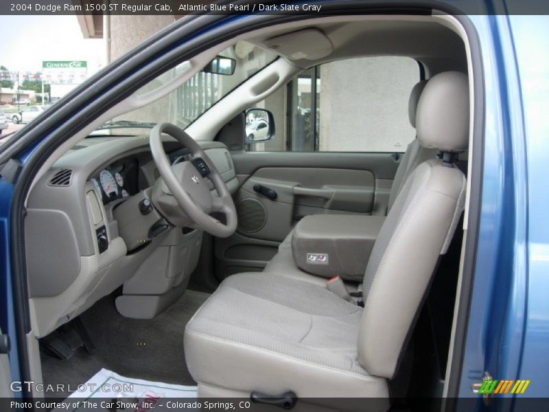 Atlantic Blue Pearl / Dark Slate Gray 2004 Dodge Ram 1500 ST Regular Cab