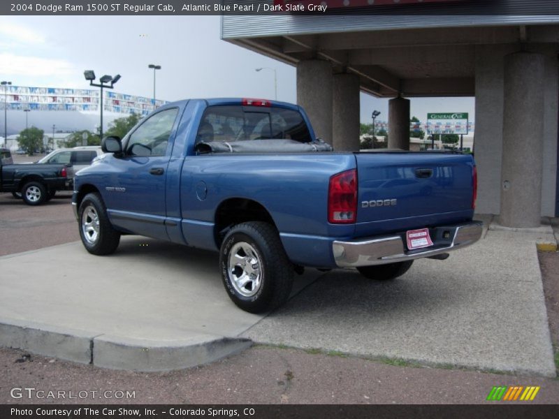 Atlantic Blue Pearl / Dark Slate Gray 2004 Dodge Ram 1500 ST Regular Cab