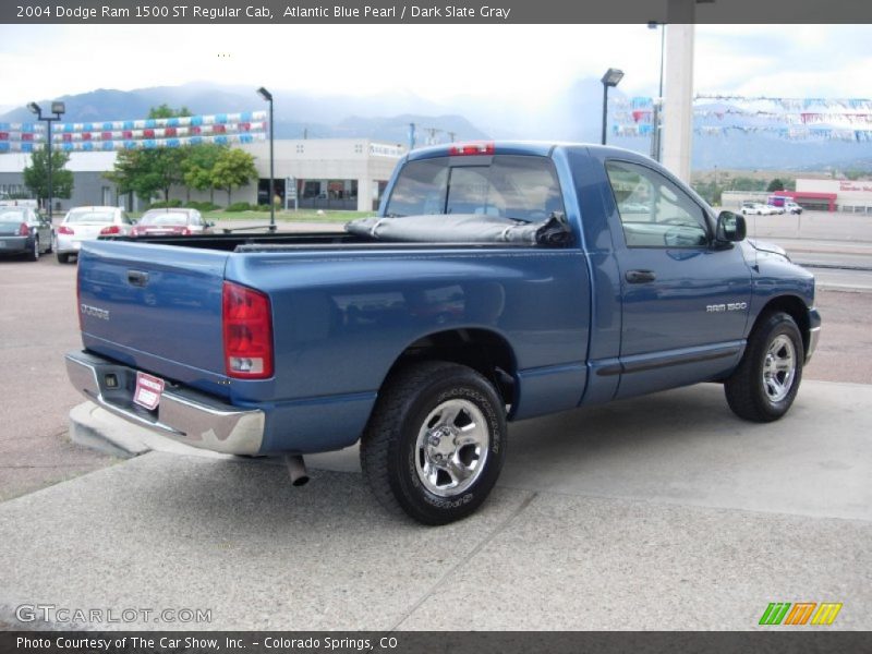 Atlantic Blue Pearl / Dark Slate Gray 2004 Dodge Ram 1500 ST Regular Cab