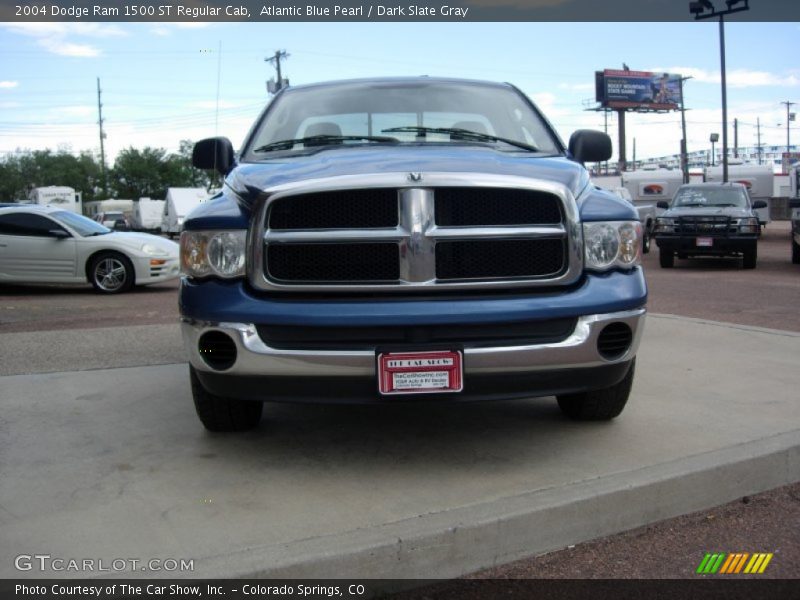 Atlantic Blue Pearl / Dark Slate Gray 2004 Dodge Ram 1500 ST Regular Cab