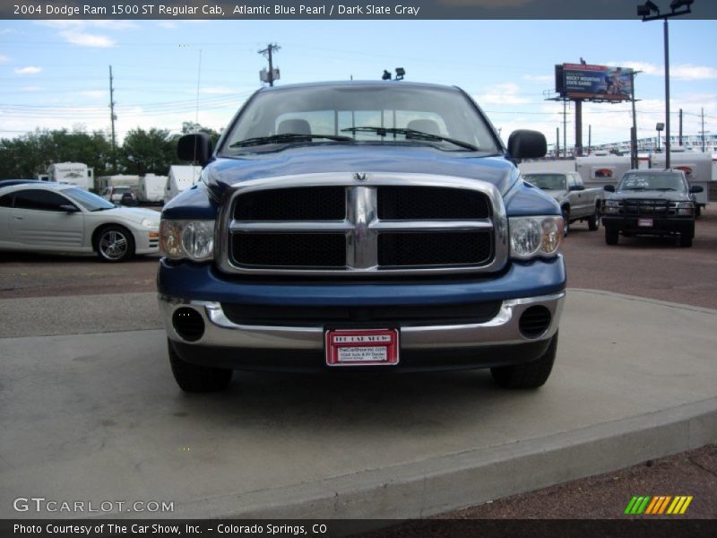 Atlantic Blue Pearl / Dark Slate Gray 2004 Dodge Ram 1500 ST Regular Cab