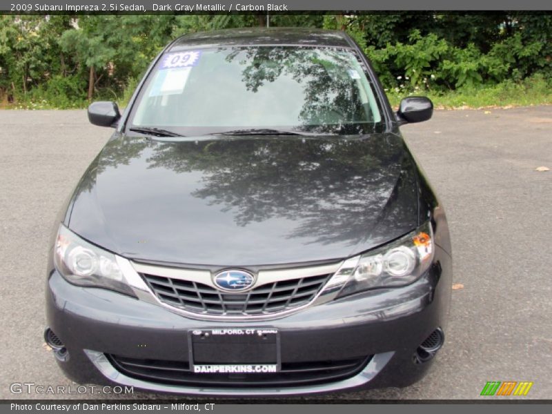 Dark Gray Metallic / Carbon Black 2009 Subaru Impreza 2.5i Sedan