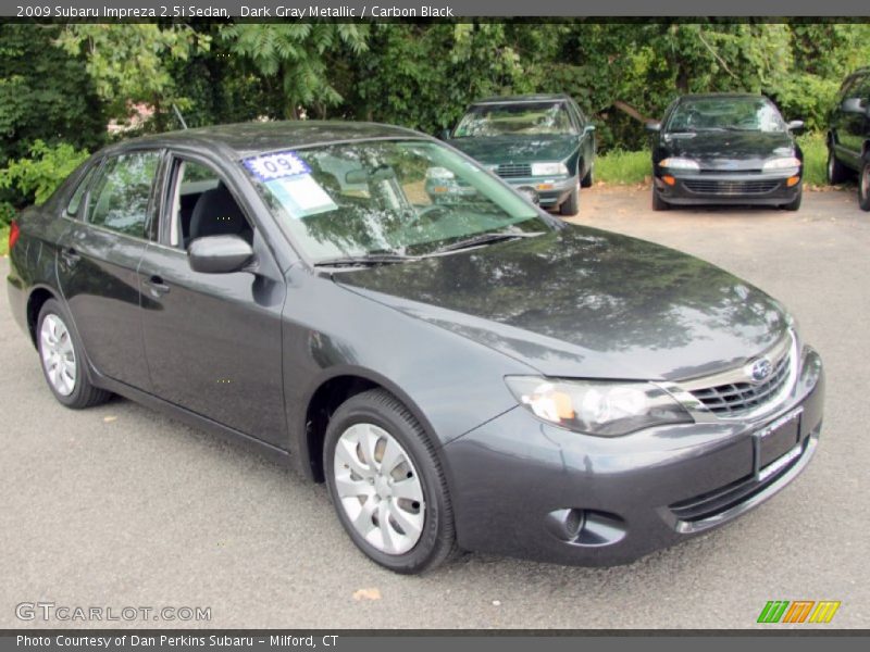 Dark Gray Metallic / Carbon Black 2009 Subaru Impreza 2.5i Sedan