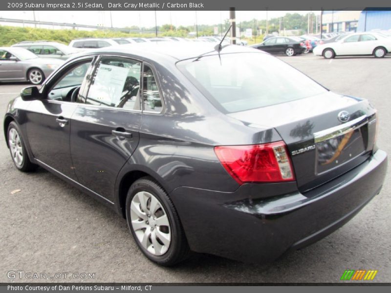 Dark Gray Metallic / Carbon Black 2009 Subaru Impreza 2.5i Sedan