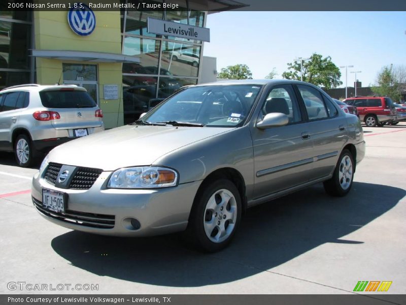 Radium Metallic / Taupe Beige 2006 Nissan Sentra 1.8 S