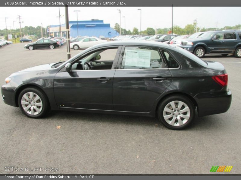 Dark Gray Metallic / Carbon Black 2009 Subaru Impreza 2.5i Sedan